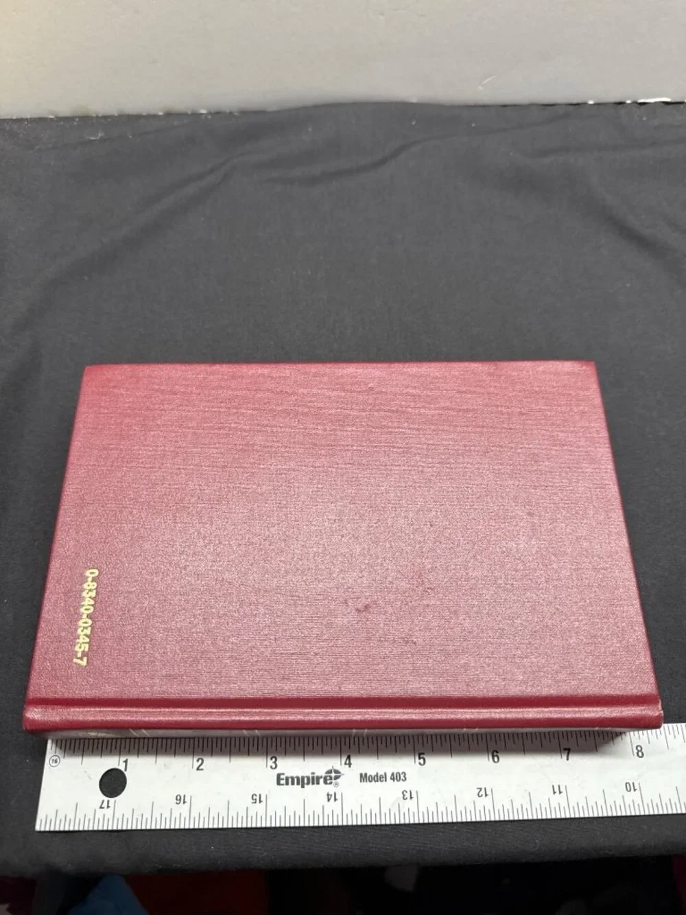 Holy Bible King James Version Keystone Pew Edition Red Hardcover 1978 National P